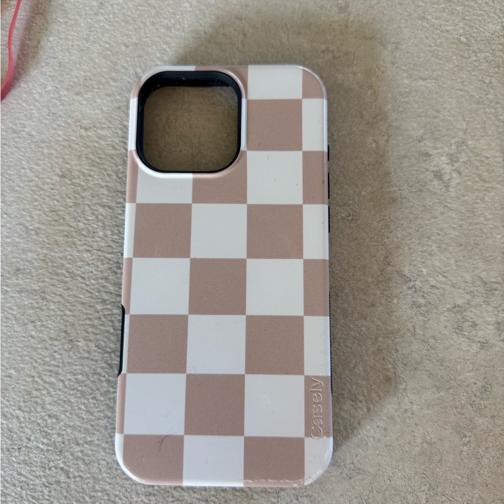 Casely Checkered iPhone 16 pro max Case
